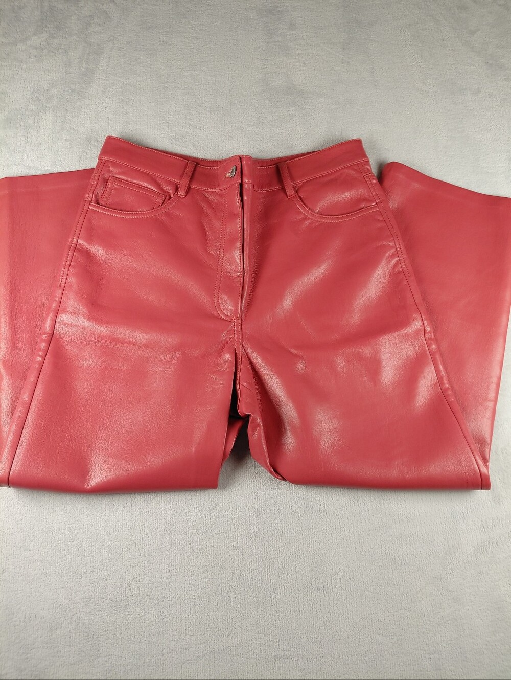 Wilfred Aritzia The Melina Pant, Vegan Leather, Size 10, Pink